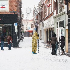 Snow storm in Alkmaar 03
