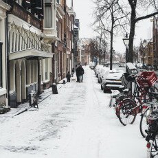 Snow storm in Alkmaar 05