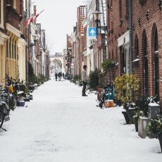 Snow storm in Alkmaar 10