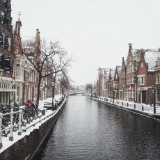 Snow storm in Alkmaar 23