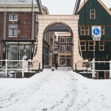 Snow storm in Alkmaar 24