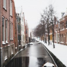 Snow storm in Alkmaar 06