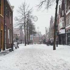 Snow storm in Alkmaar 25
