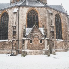 Snow storm in Alkmaar 26