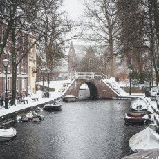 Snow storm in Alkmaar 27