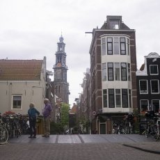A glimpse on Westerkerk Tower