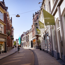 A shopping street in the Dwaalgebied