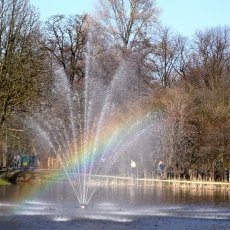 Water rainbow