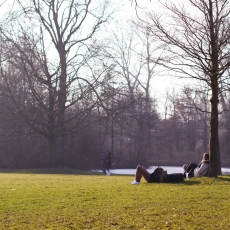 Frozen lakes Vondelpark 08