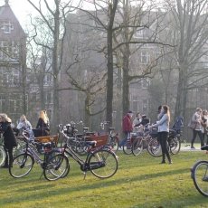 Frozen lakes Vondelpark 24