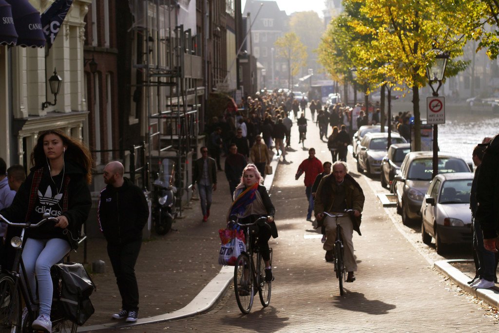 Sunset light on Prinsengracht