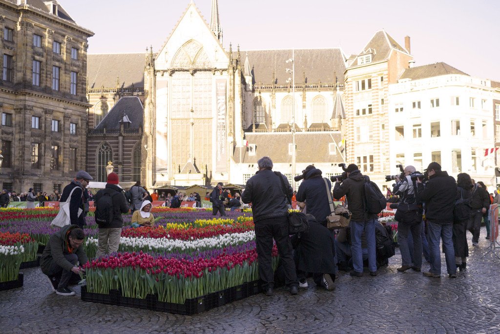 Photo session in Dam Square