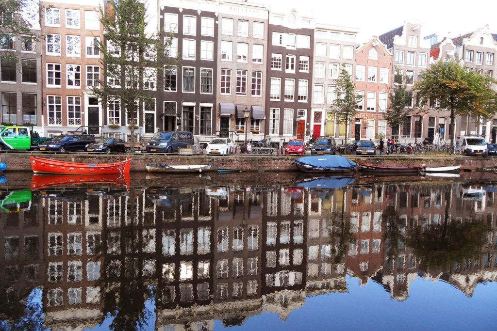 Reflections on the canals