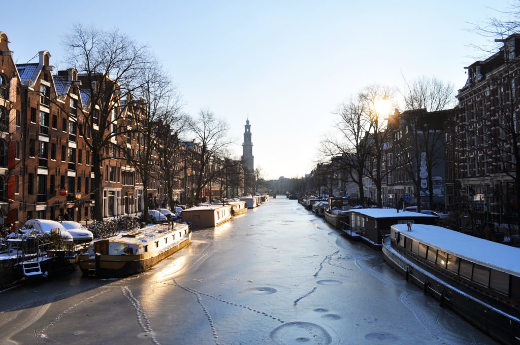 Frozen canals