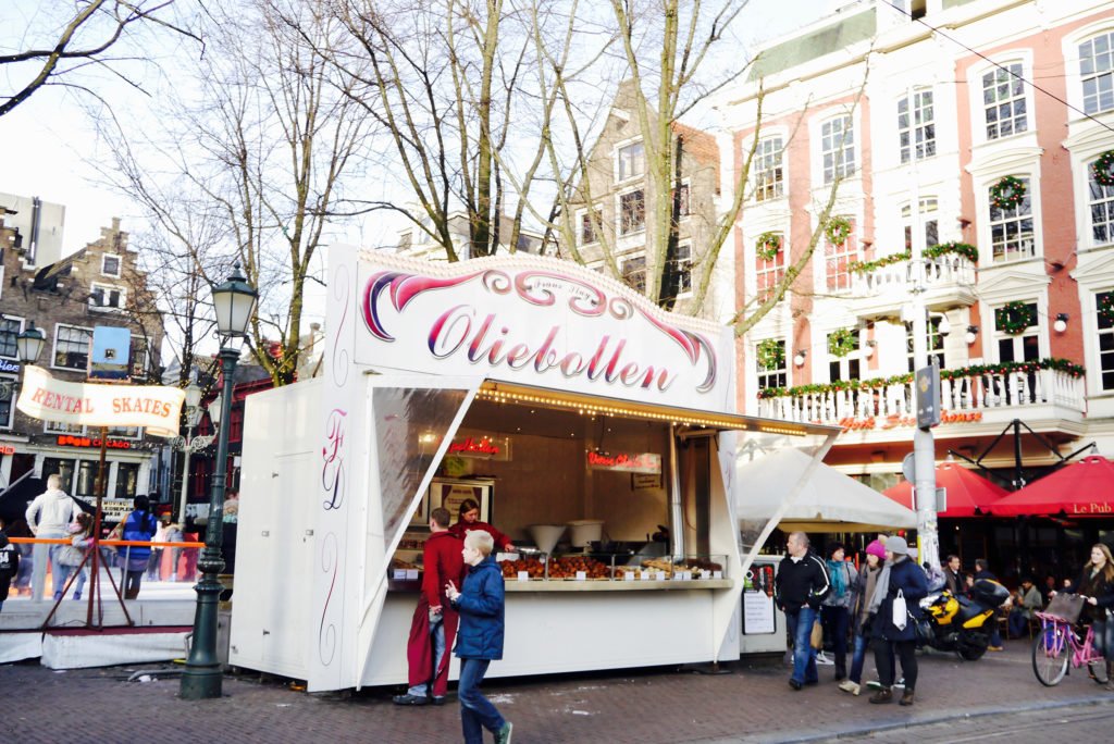 Oliebollen stand in Leidseplein