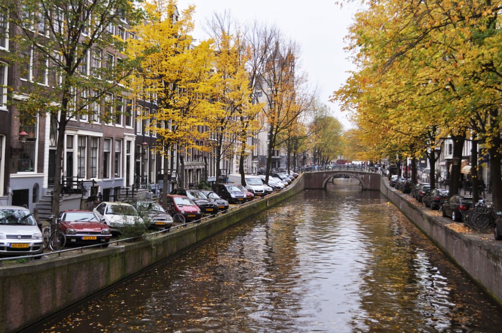 Canals of Amsterdam in November