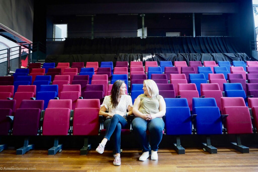 Interview with Sairah (left) and Elyse (right)