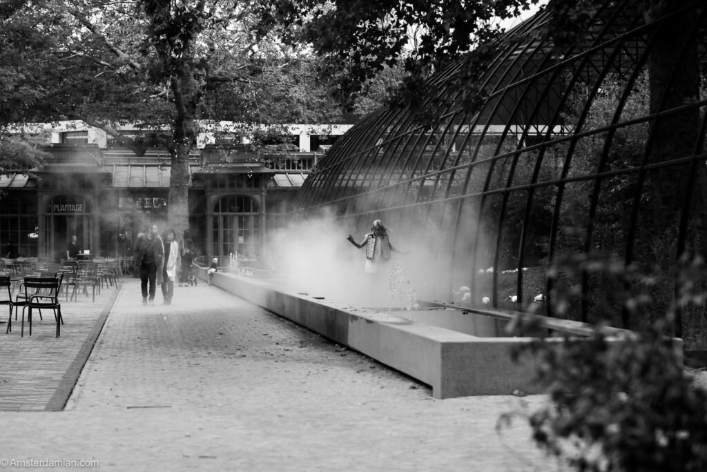 Fog fountain