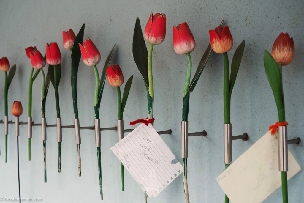 Tulips at the National Holocaust Museum