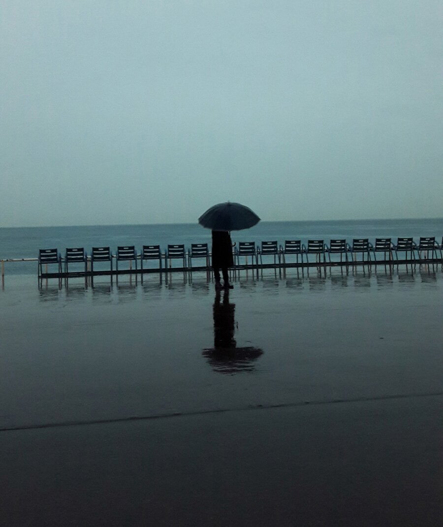 Rainy Day in Nice, France