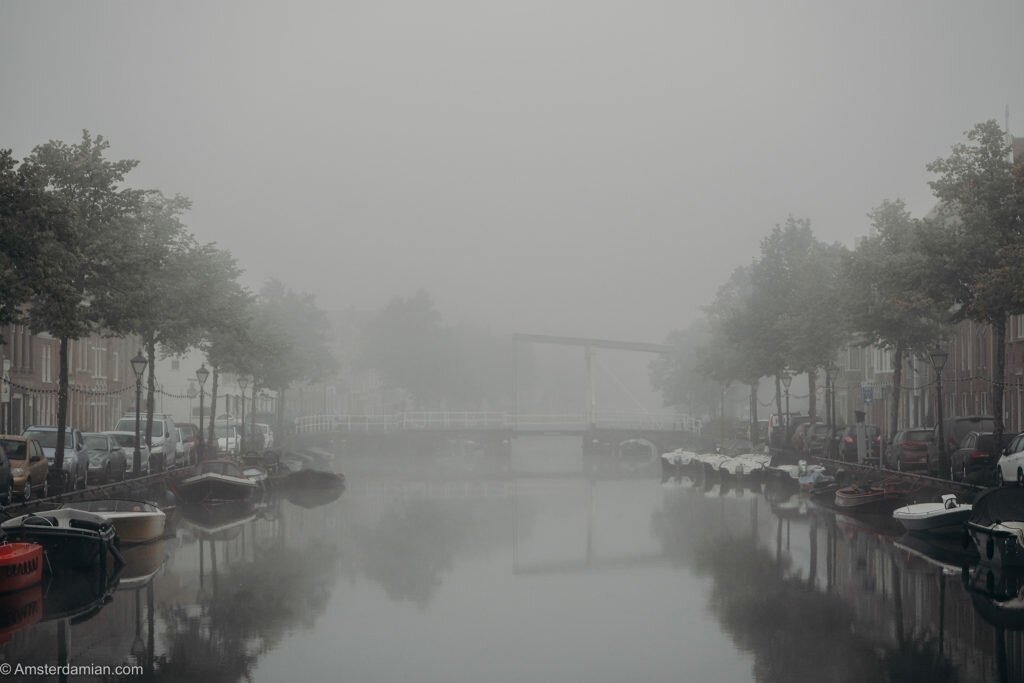 Misty summer morning Alkmaar 03