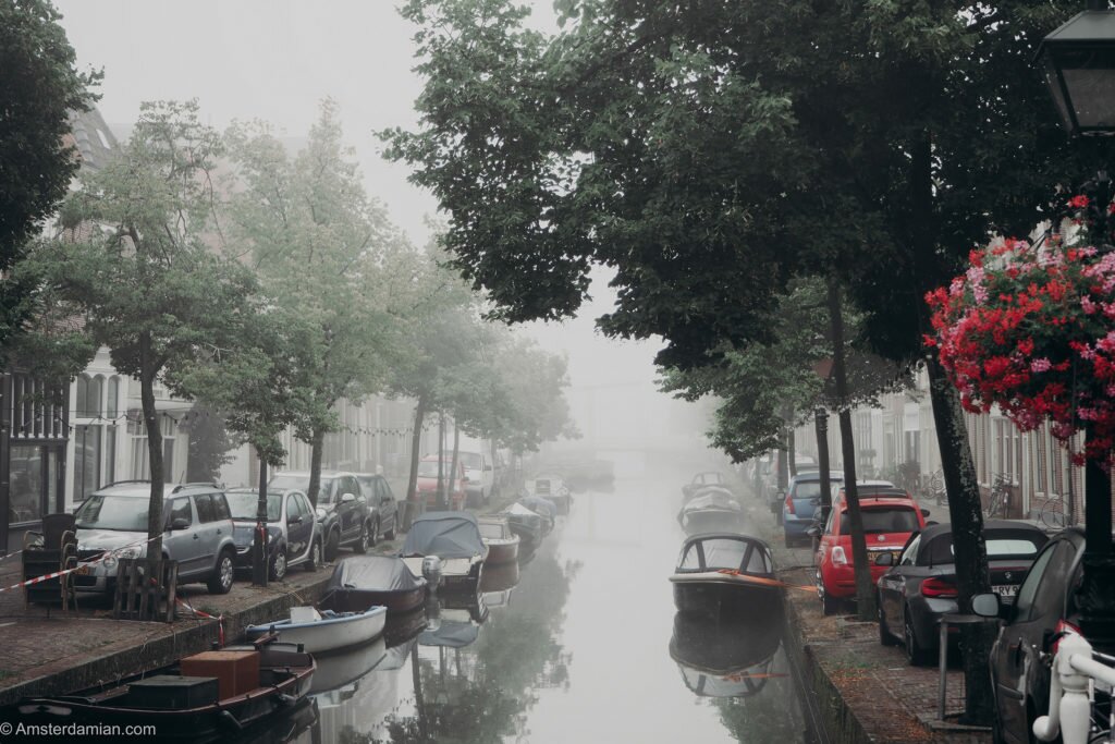 Misty summer morning Alkmaar 04