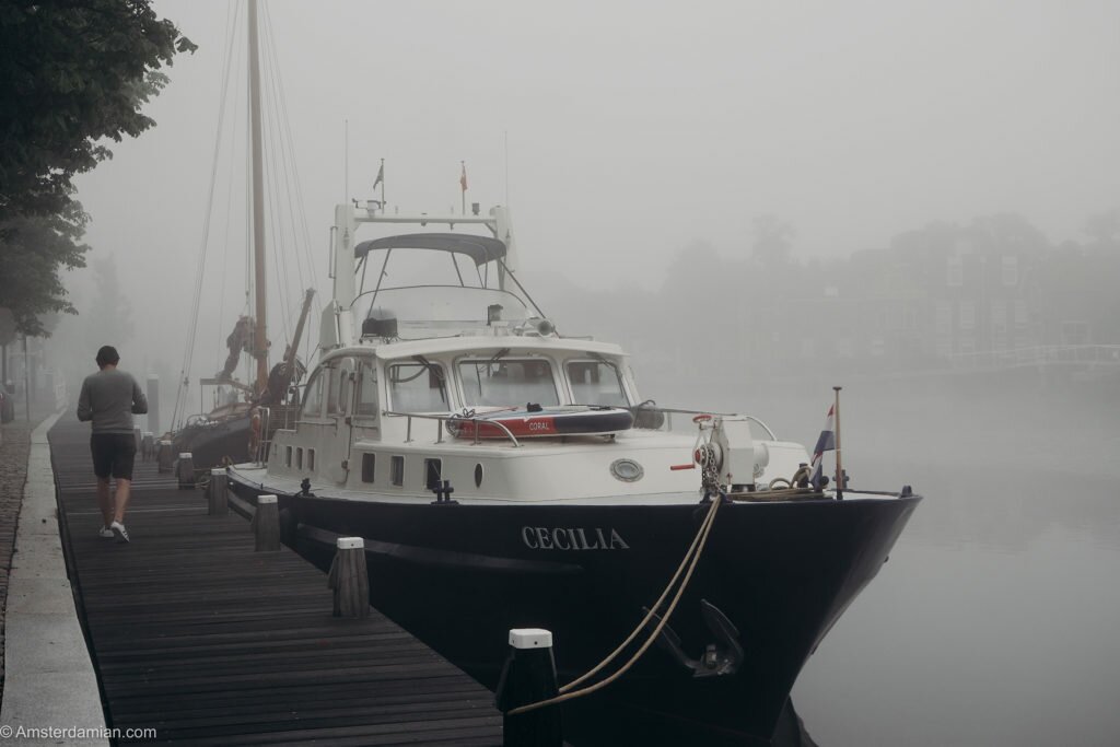 Misty summer morning Alkmaar 14