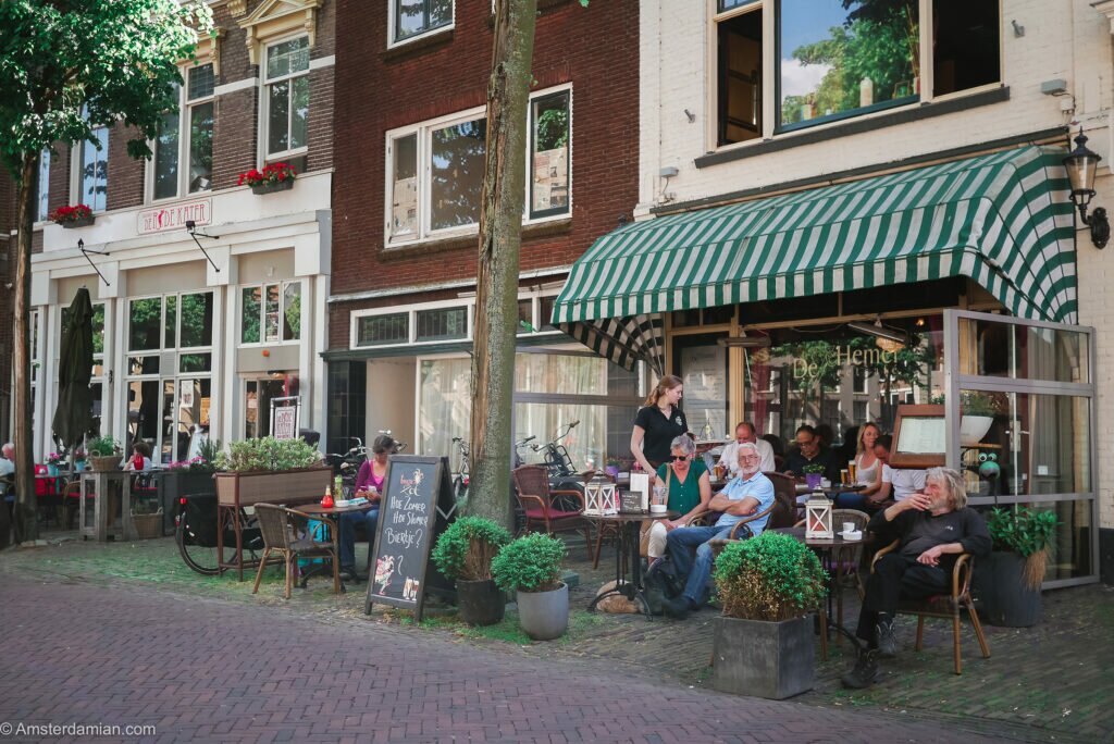 People relaxing in Deventer