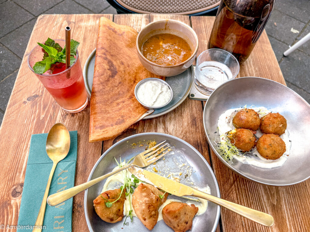 Sharing plates menu at Miri Mary restaurant