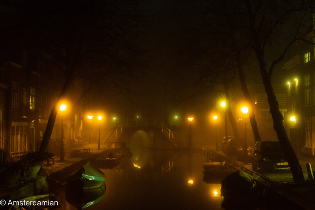 Foggy winter night Alkmaar 10