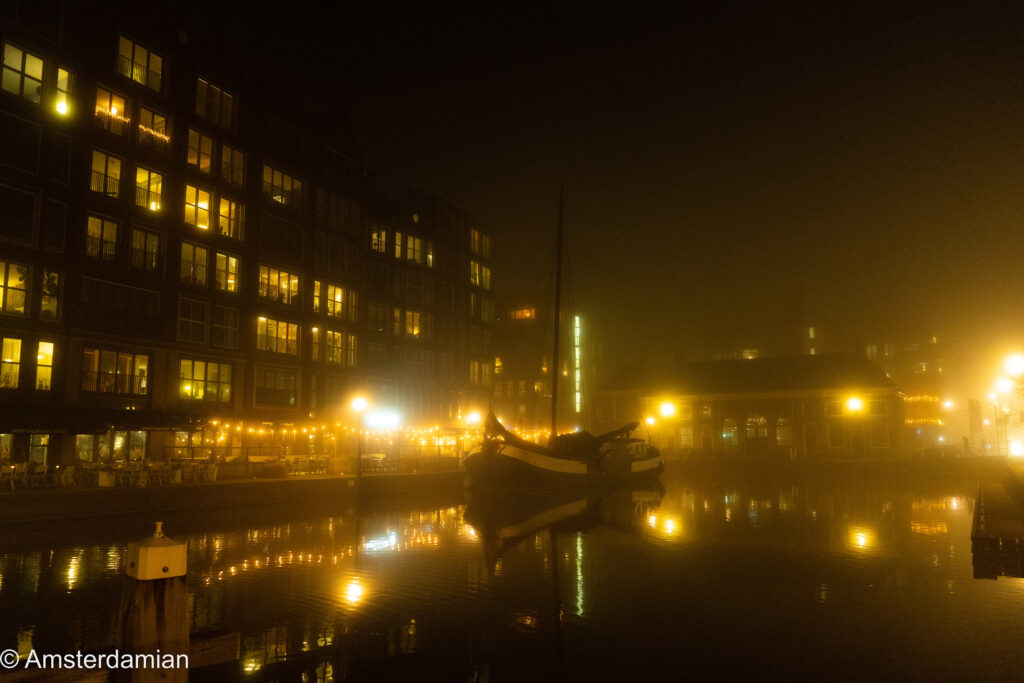 Foggy winter night Alkmaar 12