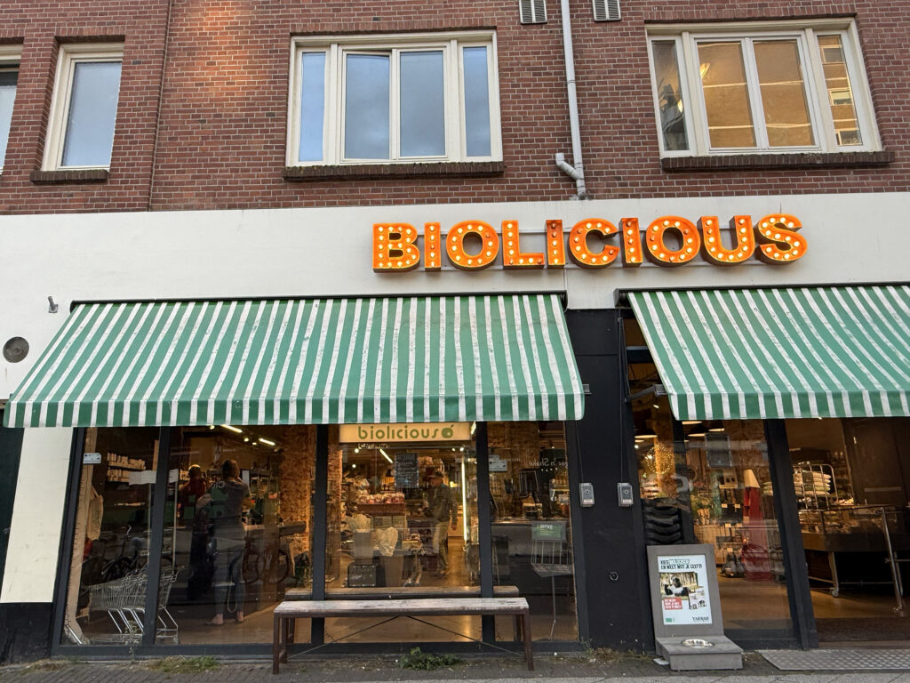 Biolicious shop in Amsterdam