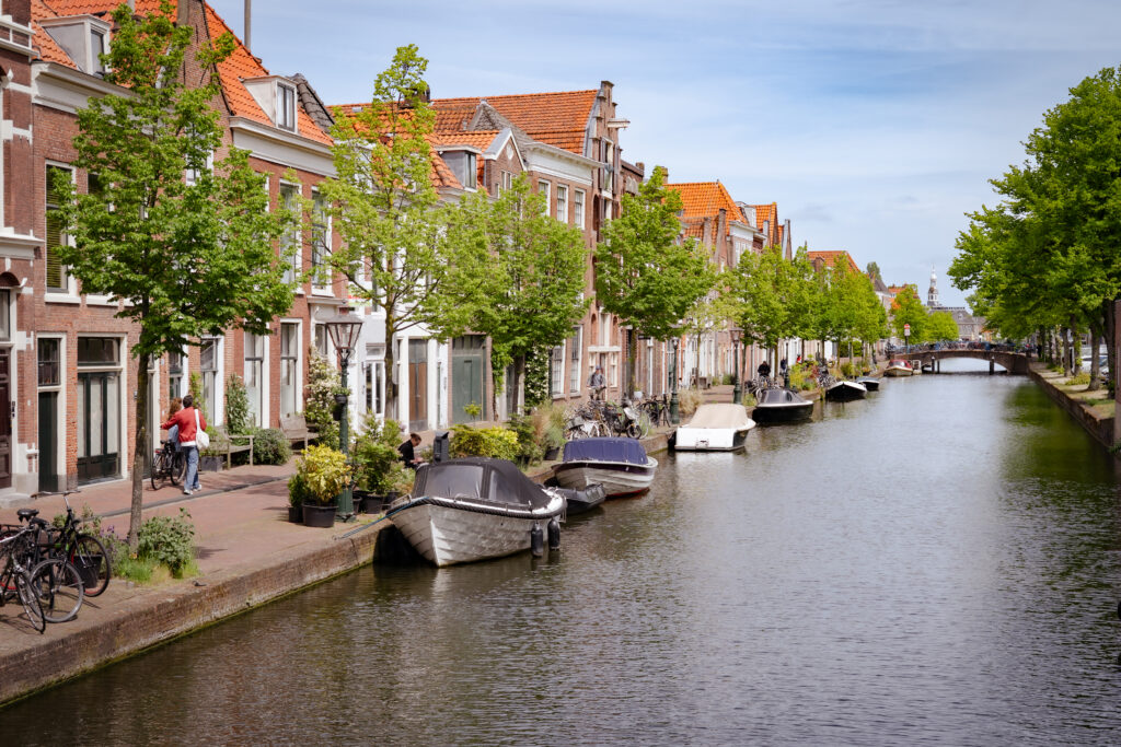 Leiden does cozy better than most Dutch cities.