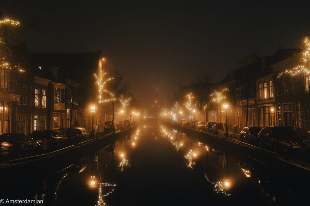 Foggy evening Alkmaar 09