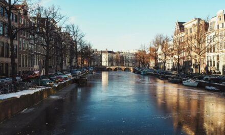 Skating on the Frozen Canals in Amsterdam