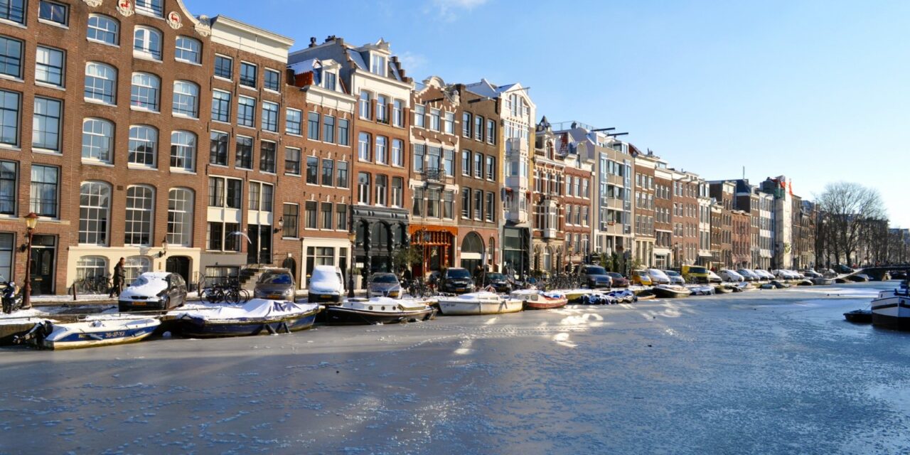Snow in Amsterdam