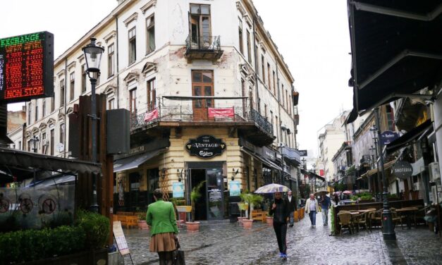 Rainy day in Bucharest