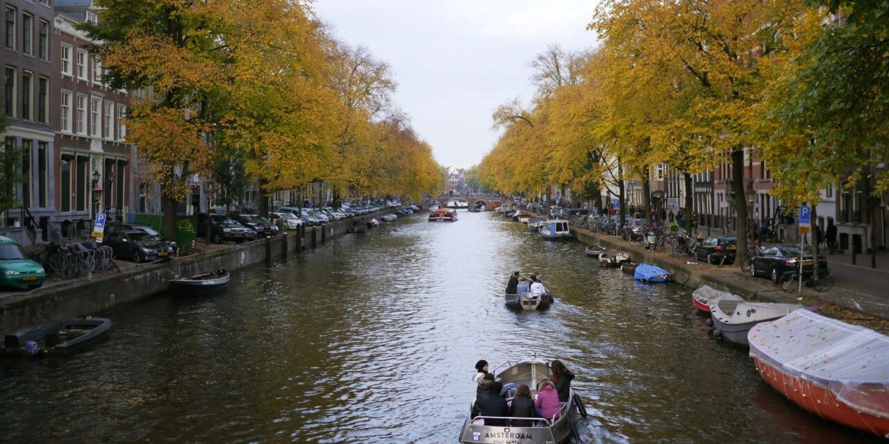 Beautiful autumn in Amsterdam