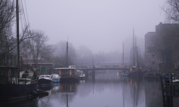 Foggy afternoon on Westelijke Eilanden