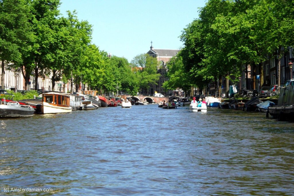 Blue waters in Amsterdam