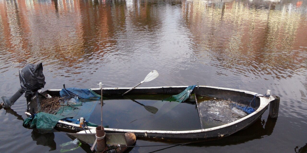 Abandoned boats