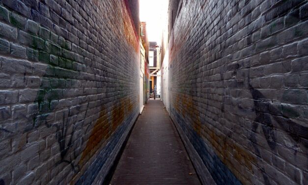 A very narrow street
