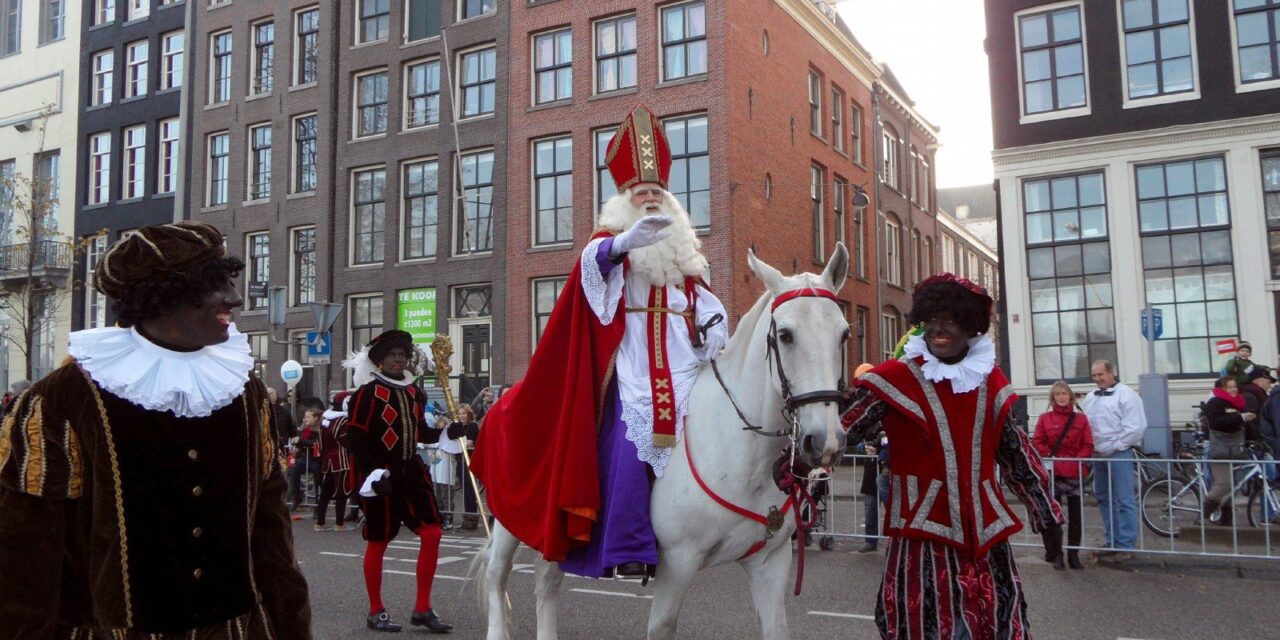 Sinterklaas (Saint Nicholas) is in Amsterdam!
