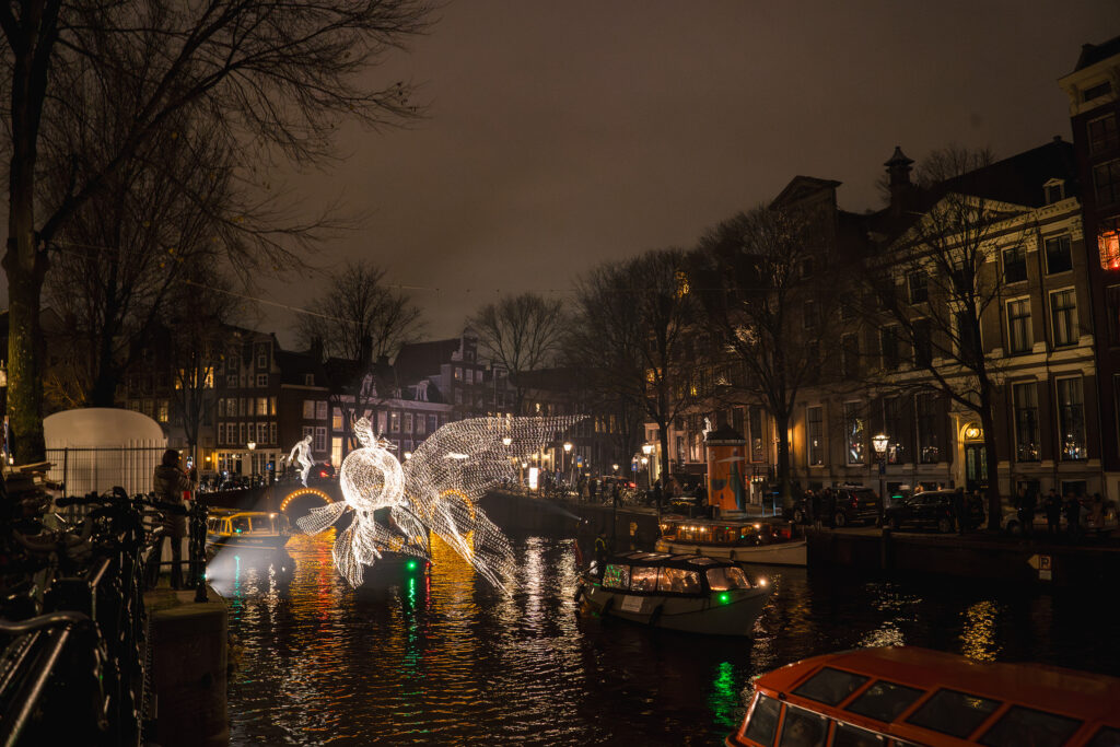 Amsterdam Light Festival canals
