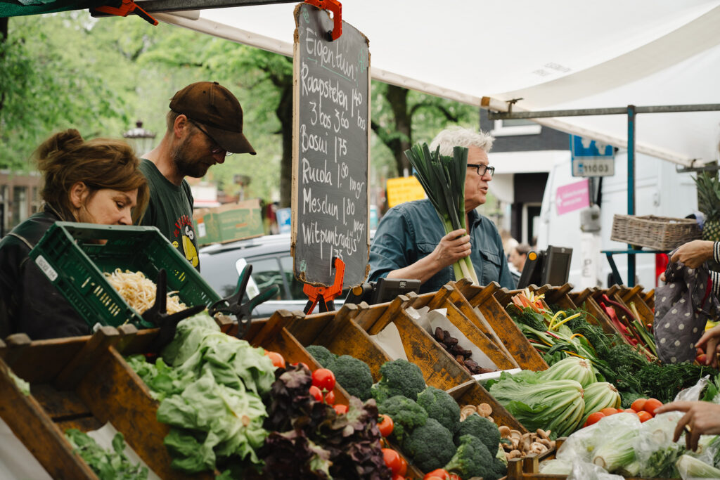 Noordermarkt biological market Amsterdam