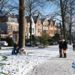 First snow of 2026 in Alkmaar