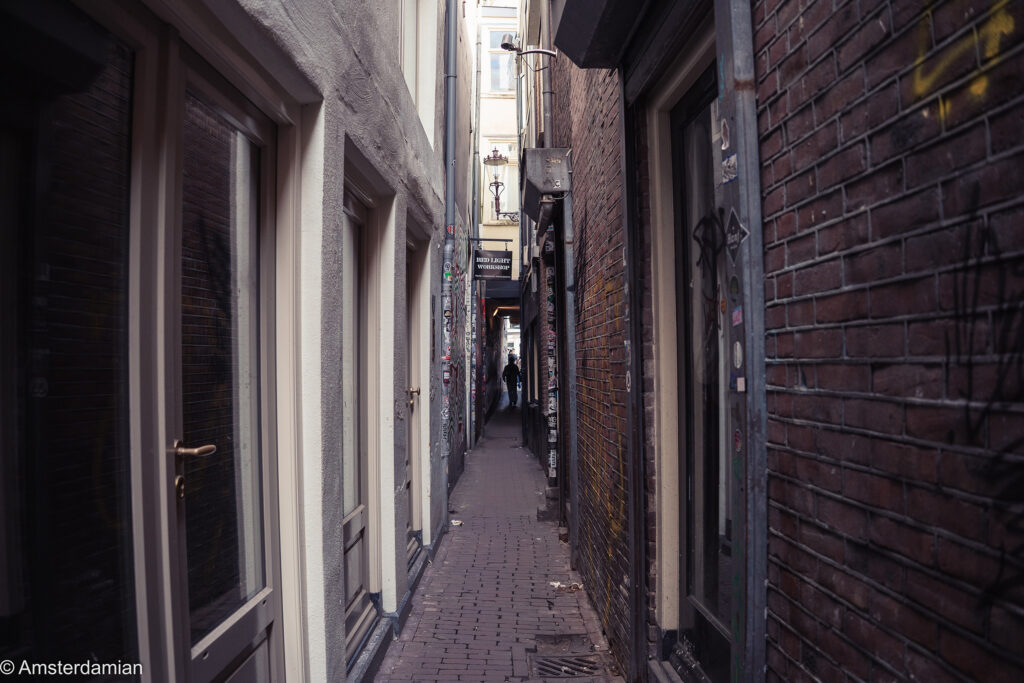 Former windows in the Red Light District on Trompettersteeg
