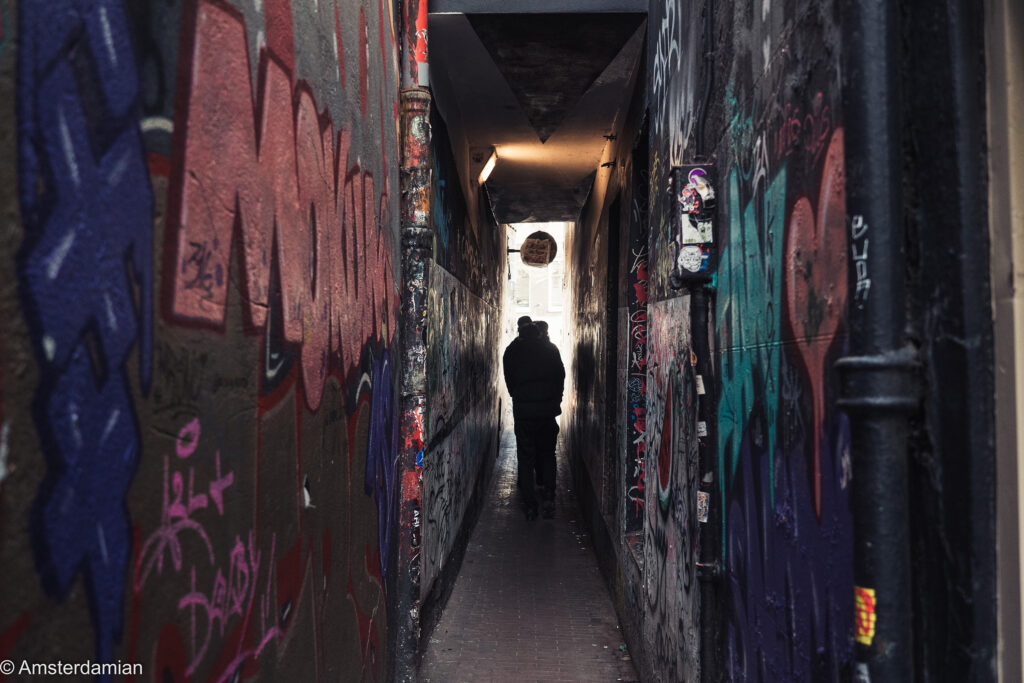 Graffiti on Trompettersteeg