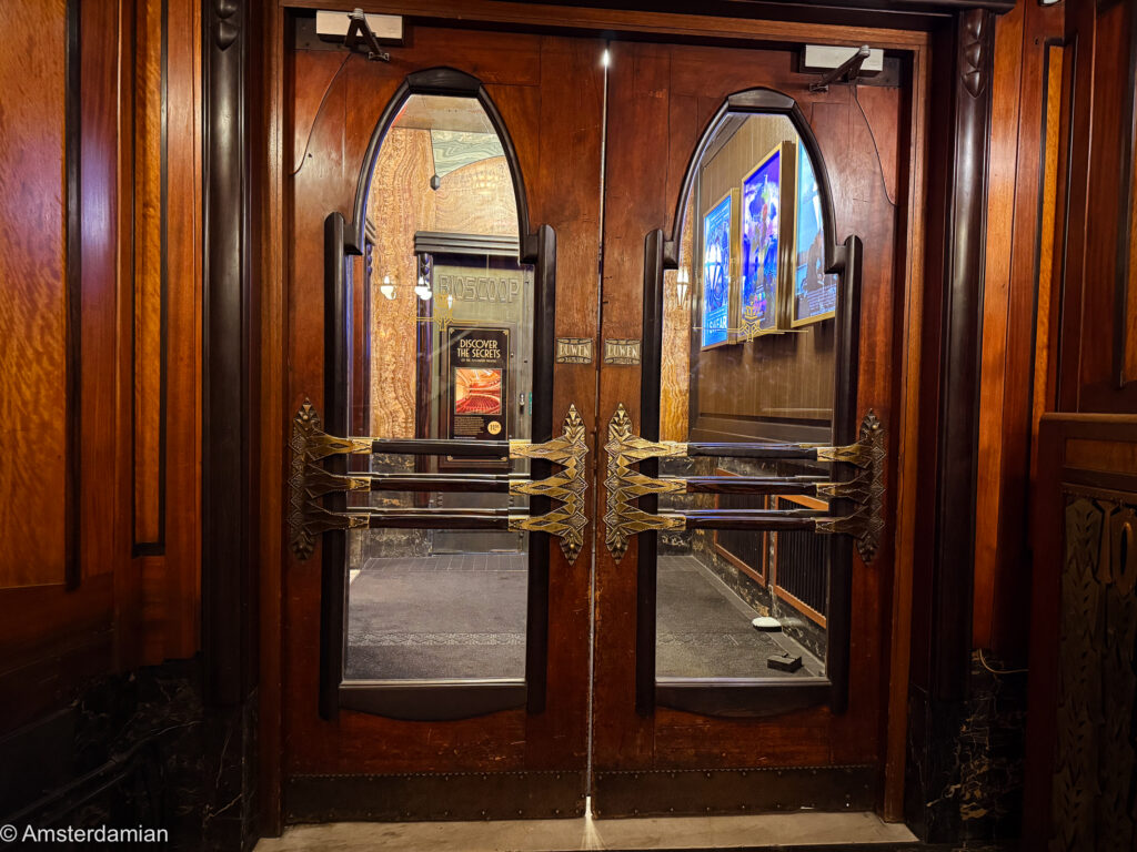 Entrance doors at Tuschinski