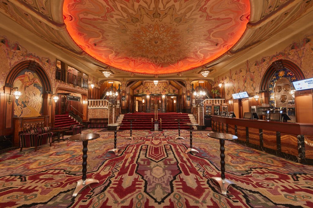 The spectacular downstairs foyer. Photo Pathe Tuschinski